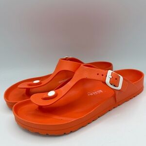 Birkenstock Gizeh EVA Womens EU 39 Sandals Waterproof Pool Slide Orange